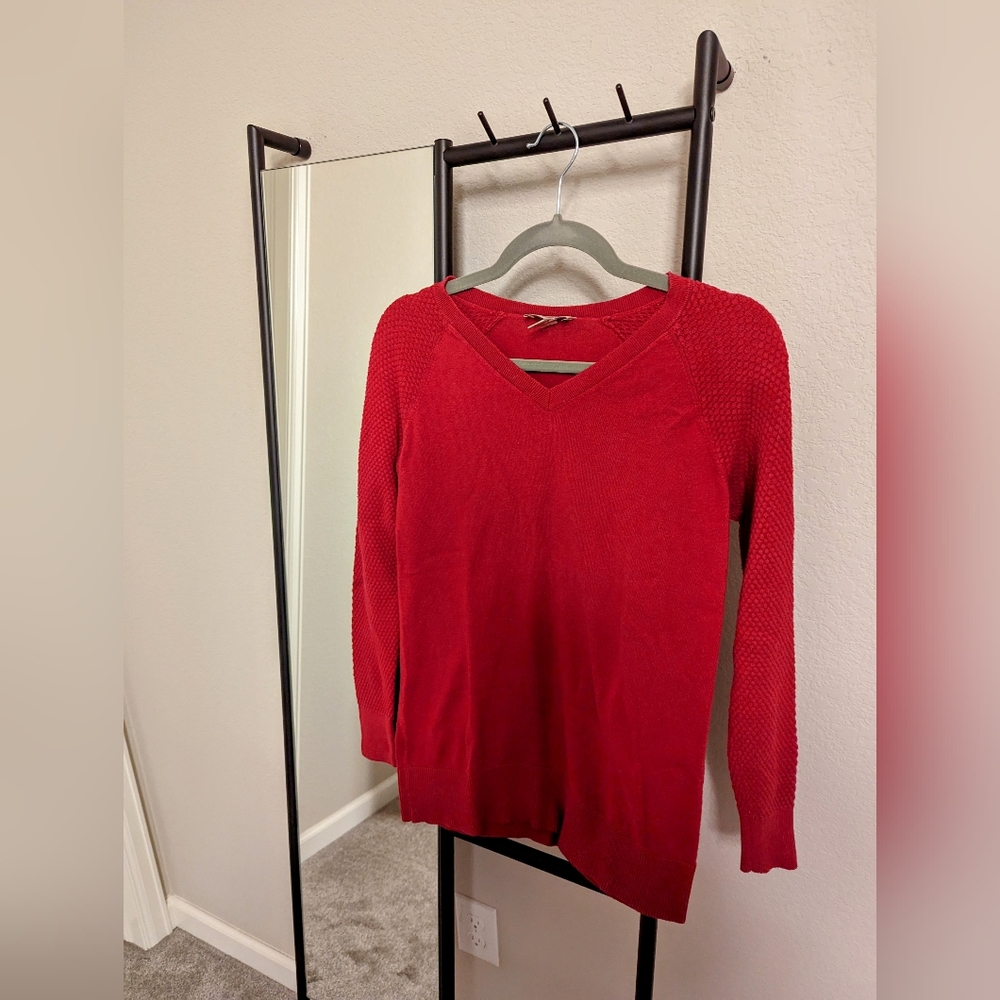 LOFT V-neck Cozy Winter Sweater